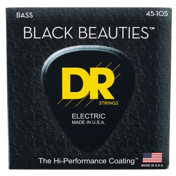 DR Strings Black Beauties BKB-45