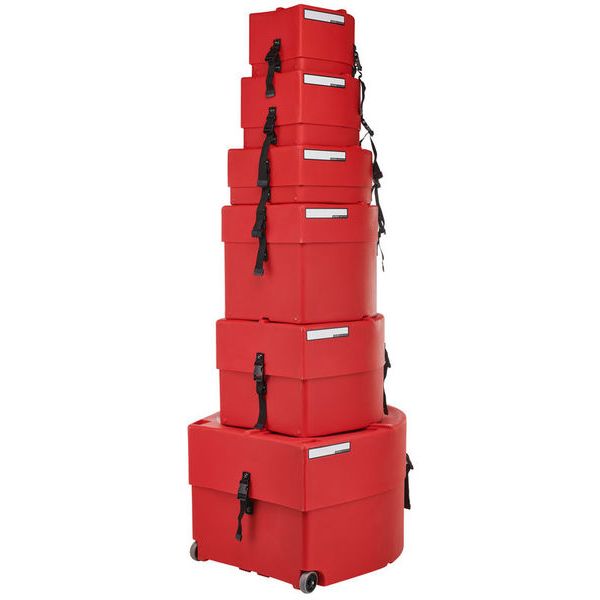 Hardcase HRockFus6 F.Lined Set Red