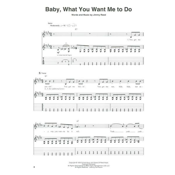 Hal Leonard Blues Standards Deluxe Guitar