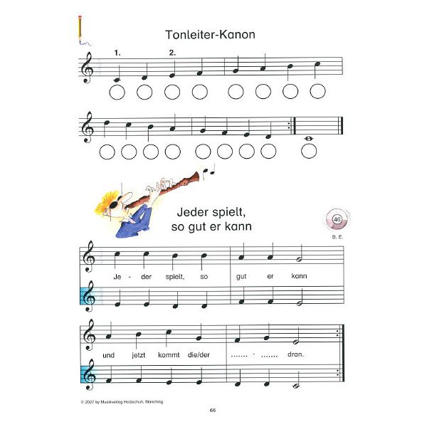 Holzschuh Verlag Jede Menge Flötentöne 1 + CD