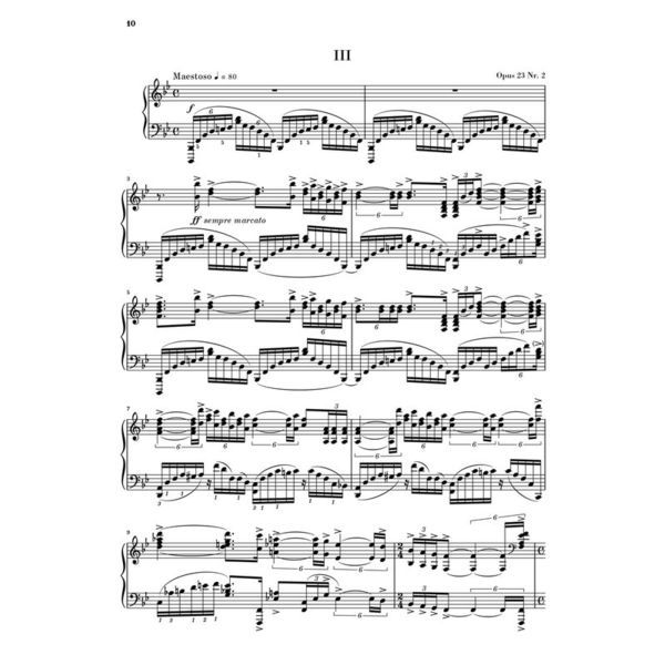 Henle Verlag Rachmaninow 24 Préludes