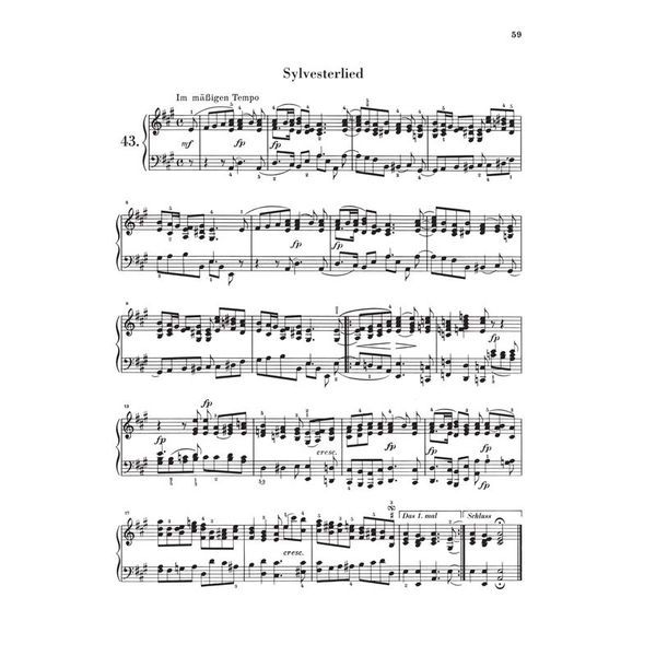 Henle Verlag Schumann Album für Die Jugend