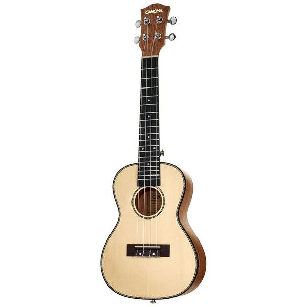 Cascha Premium Concert Uku Solid Top
