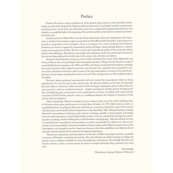 Schott Horowitz Waltz in F Minor