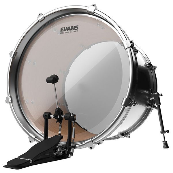Evans 24" EQ4 Clear Bass Drum