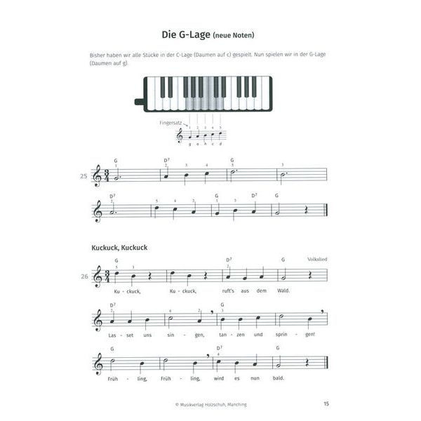 Holzschuh Verlag Neue Melodica-Schule 1