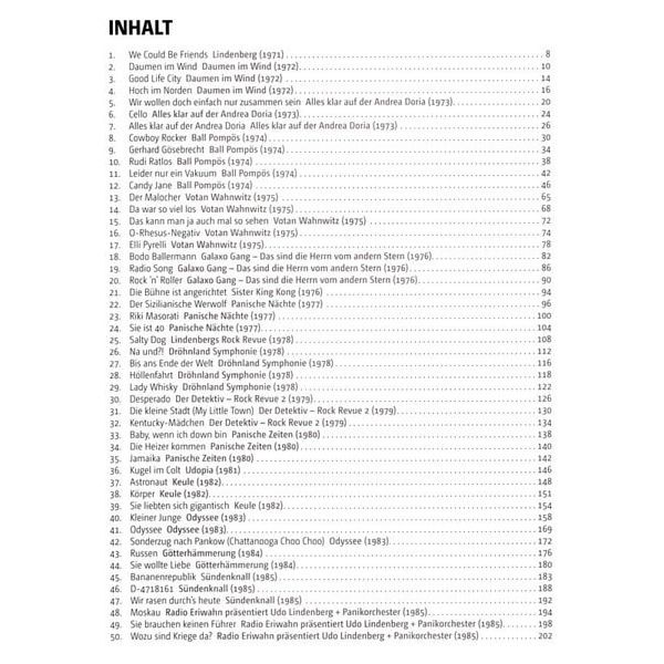 Bosworth Udo Lindenberg Perlensammlung