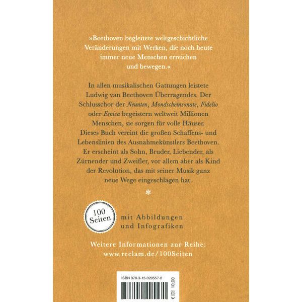 Reclam Verlag 100 Seiten Beethoven