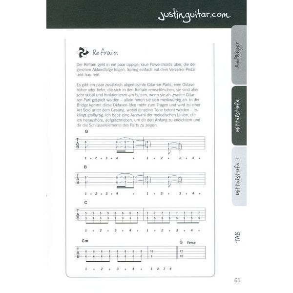 Bosworth Justinguitar Rock-Songbook D