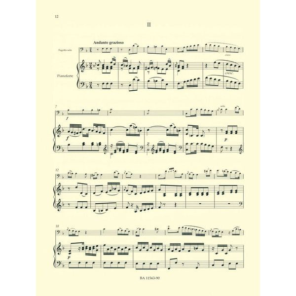 Brenreiter Stamitz Fagottkonzert C-Dur