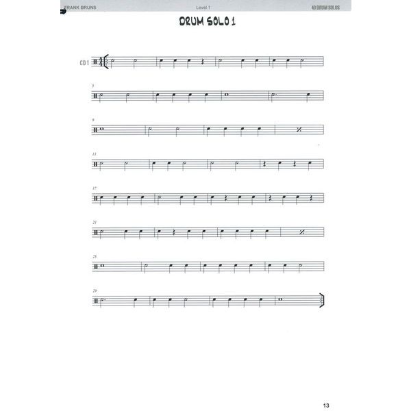 Leu Verlag 43 Drum Solos