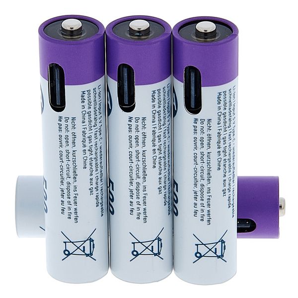 Ansmann AAA 1,5V Li-Ion Akku USB-C