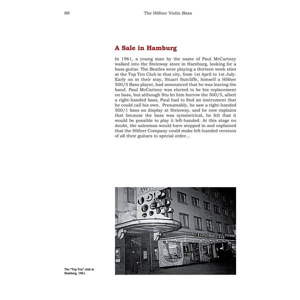 Centerstream Höfner - Violin Bass Story