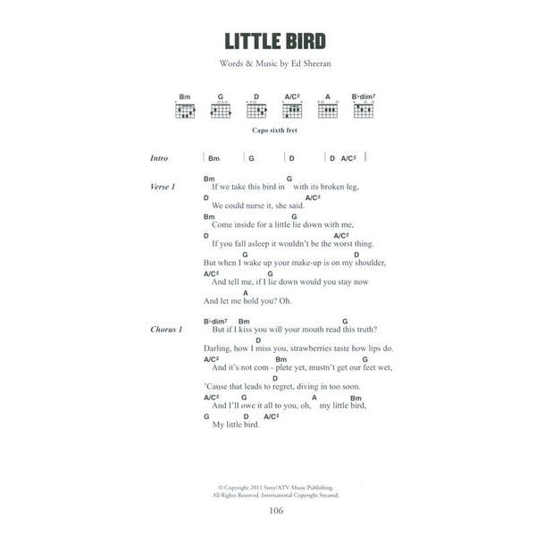 Hal Leonard Little Black Book Ed Sheeran