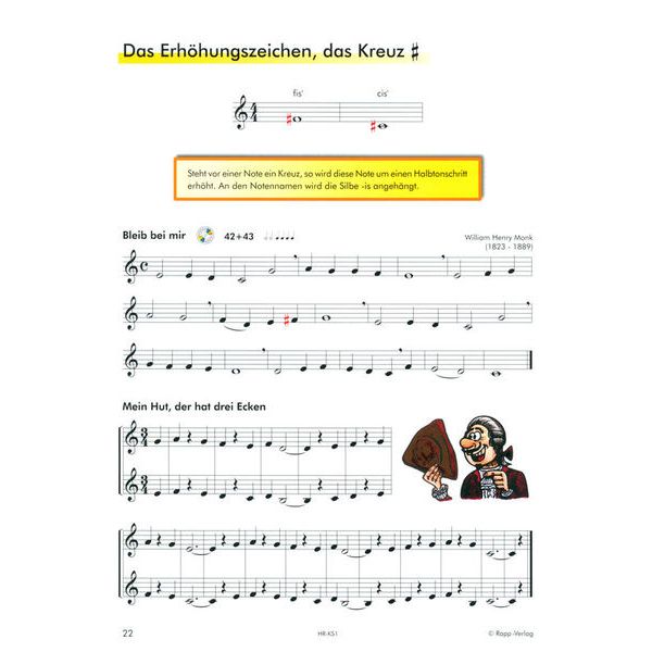 Horst Rapp Verlag Klarinette lernen mit Spa 1