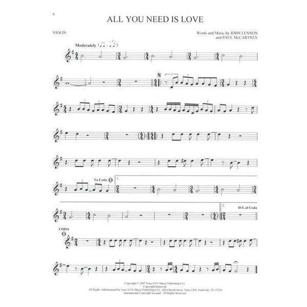 Hal Leonard 50 Songs You Should Violin