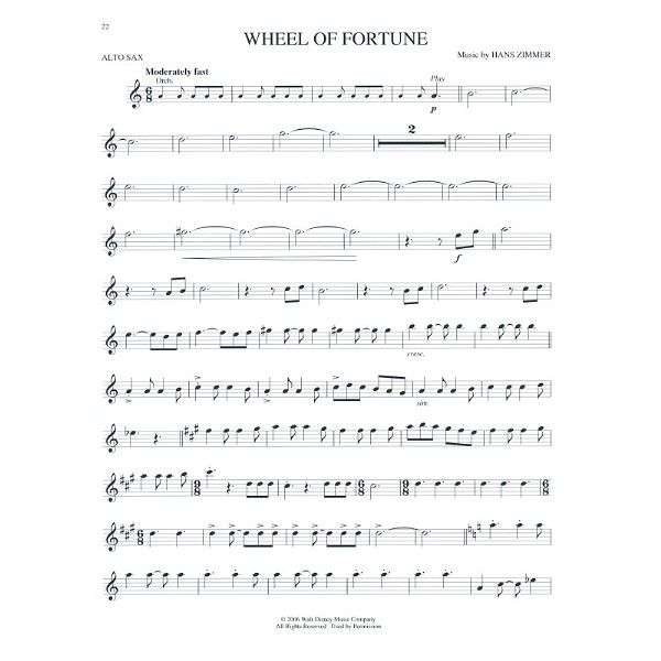 Hal Leonard Pirates Of The Caribbean A-Sax