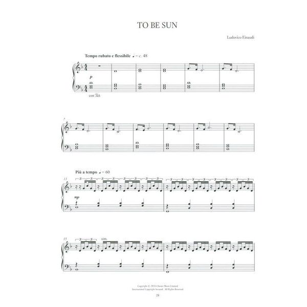 Chester Music Einaudi Summer Portraits