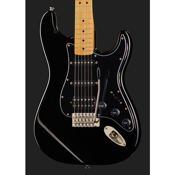 Squier CV 70s Strat HSS MN BLK Bundle