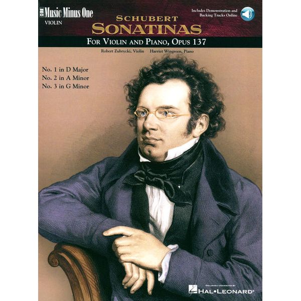 Music Minus One Schubert Violin Sonatinas
