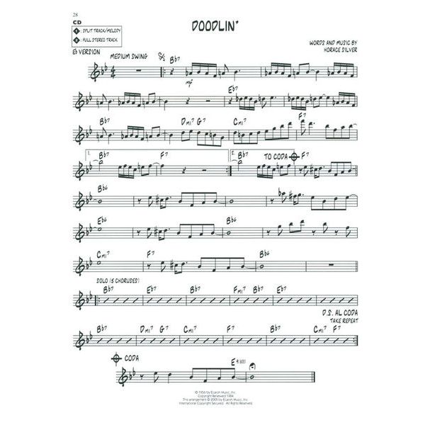 Hal Leonard Jazz Play-Along Horace Silver