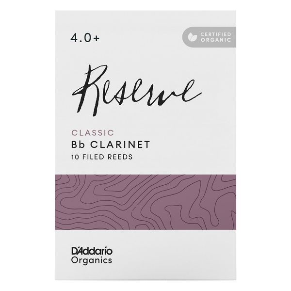 DAddario Woodwinds Organic Reserve Cl. CLAR 4.0+