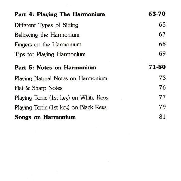 Pankaj Publications Handbook of Harmonium