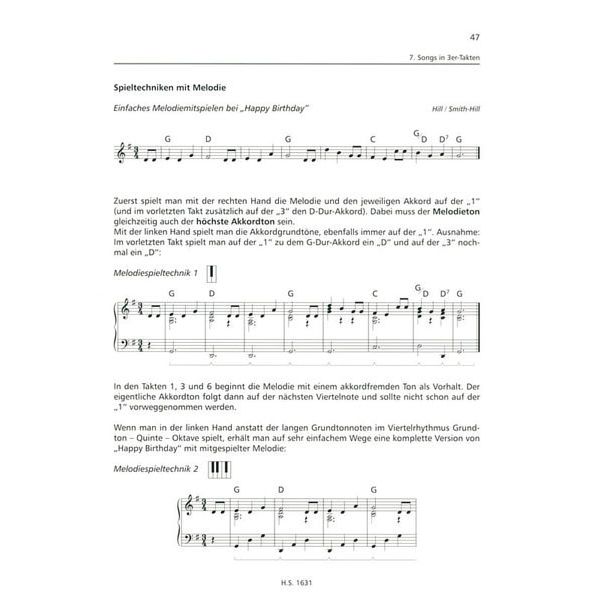 Sikorski Musikverlage Song-Playing Patterns Piano