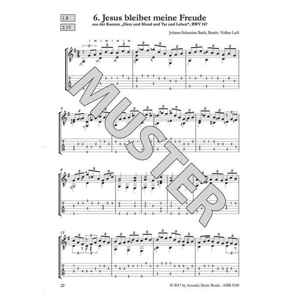 Acoustic Music Books 40 Masterworks J.S.Bach