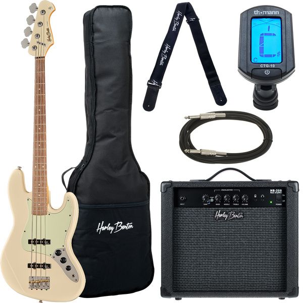 Harley Benton JB-62CC OW Bundle