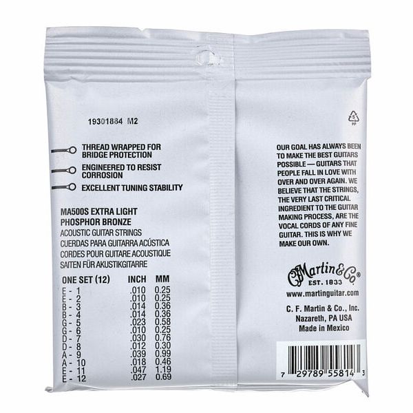 Martin Guitar MA-500S Authentic Acoustic Set