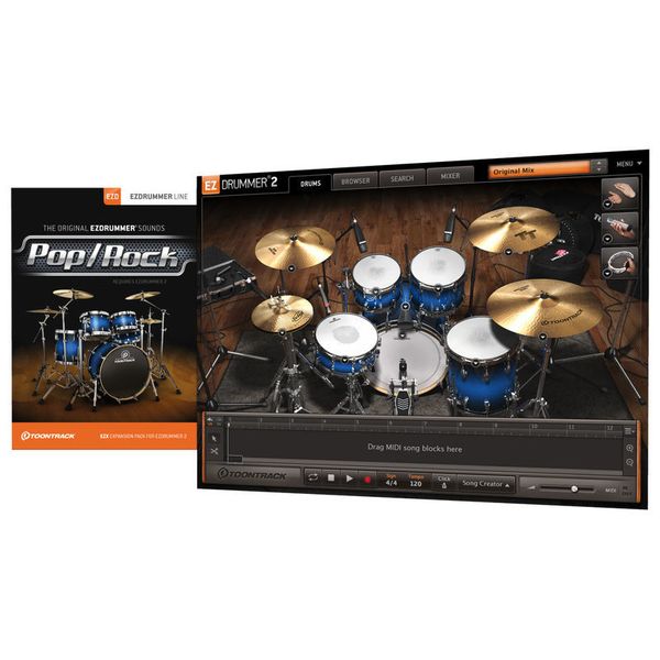 Toontrack EZX Pop/Rock