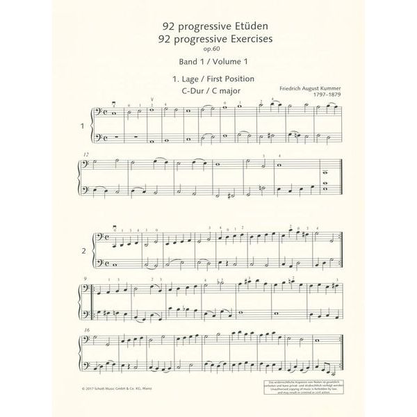 Schott 92 progressive Etüden