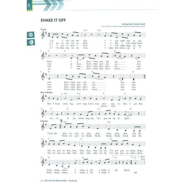 Helbling Verlag Top Hits of Rock & Pop