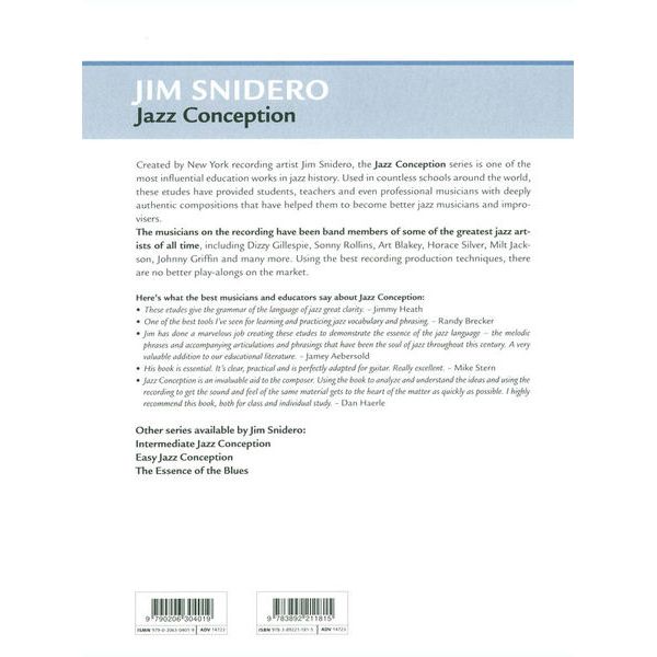 Advance Music Jazz Conception Trombone