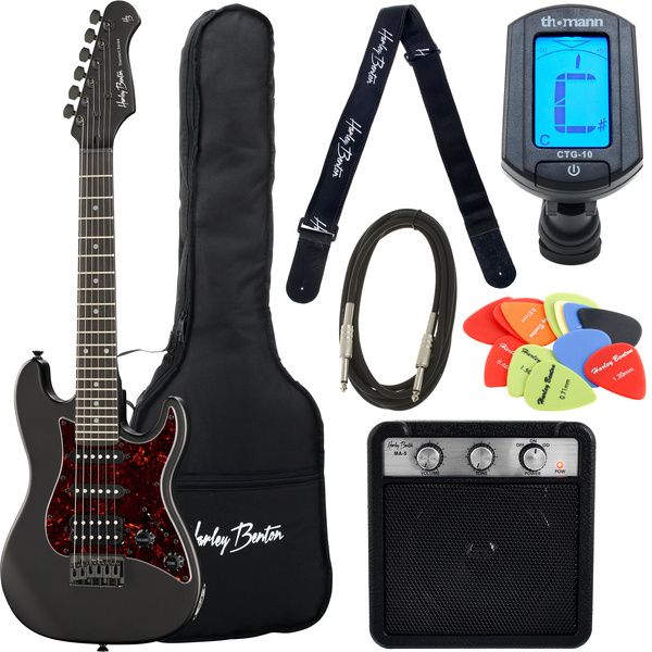 Harley Benton ST-Junior HSS SBK Bundle