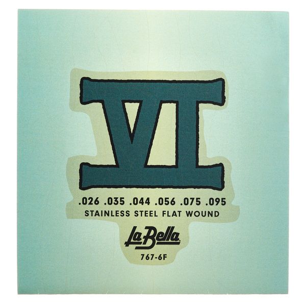La Bella 767-6F Bass VI Flat