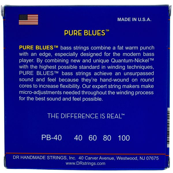 DR Strings Pure Blues PB-40