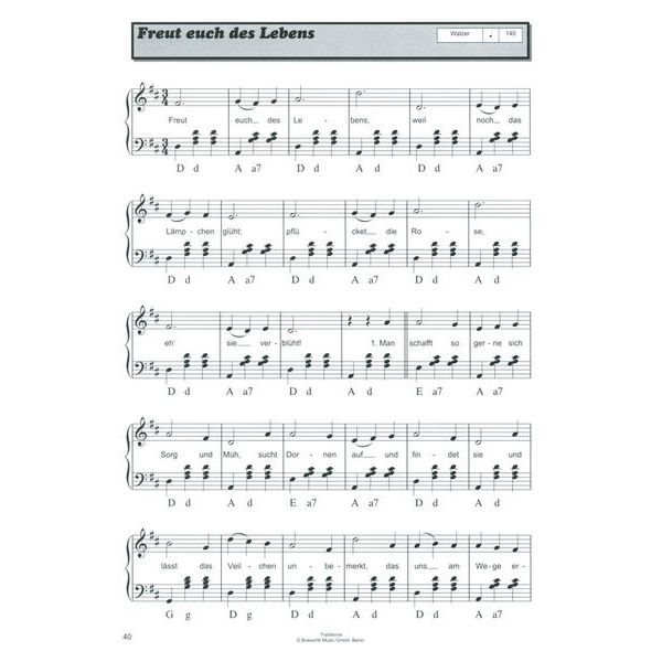 Bosworth Kreuz und Quer Akkordeon 1