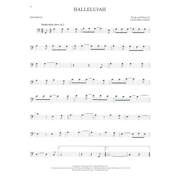 Hal Leonard 50 Songs You Should Trombone