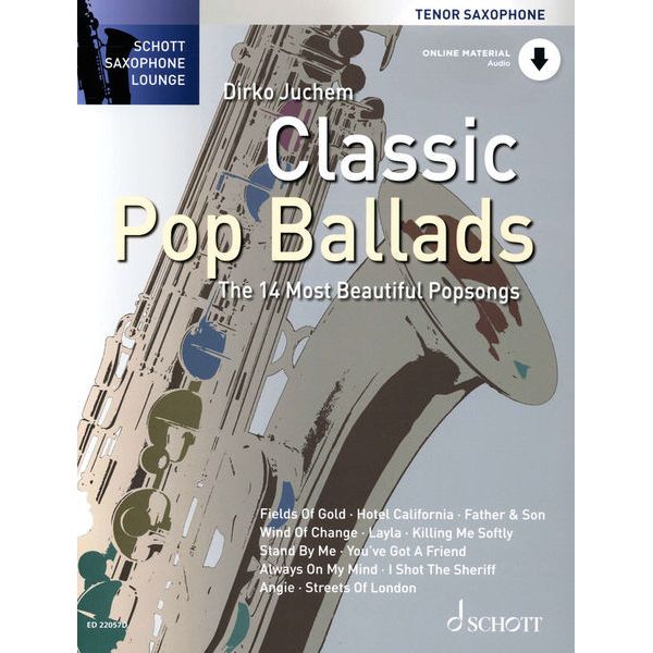 Schott Classic Pop Ballads Tenor Sax