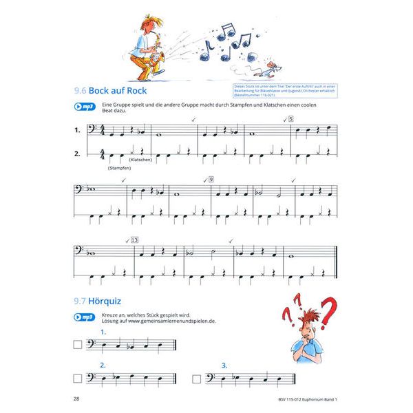 Blser-Schulen-Verlag Gemeinsam Lernen 1 Euphonium