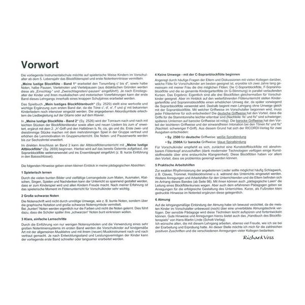 Ricordi Lustige Blockflöte 1 Barock