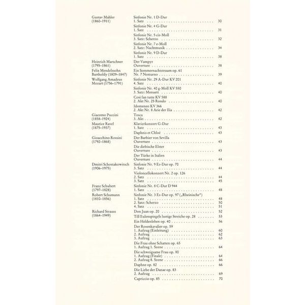 Edition Peters Orchester Probe Horn