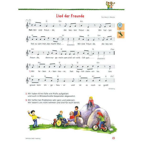 Helbling Verlag Sim Sala Sing Das Liederbuch D