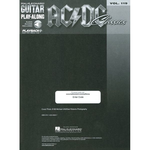 Hal Leonard Guitar Play-Along AC/DC Class