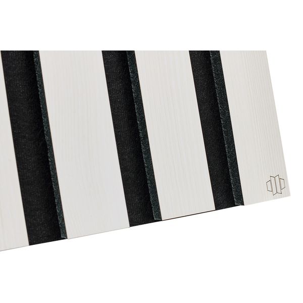 t.akustik Stripe Absorber 120 White Wood