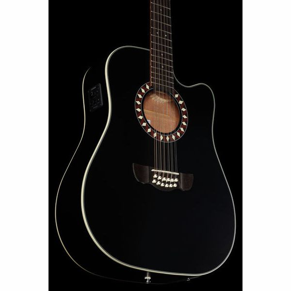 Harley Benton Custom Line CLD-10SCE-12BKS