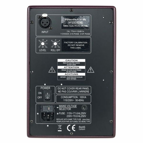 PSI Audio A14-M Studio Red