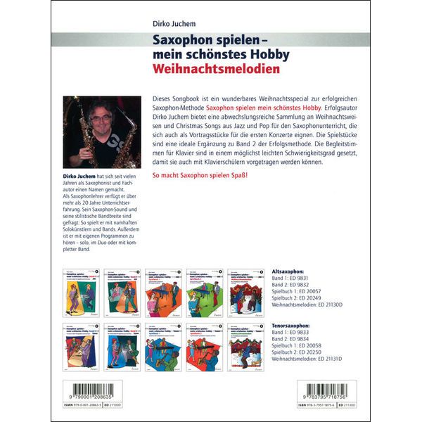 Schott Hobby Weihnachtsmelodien A-Sax